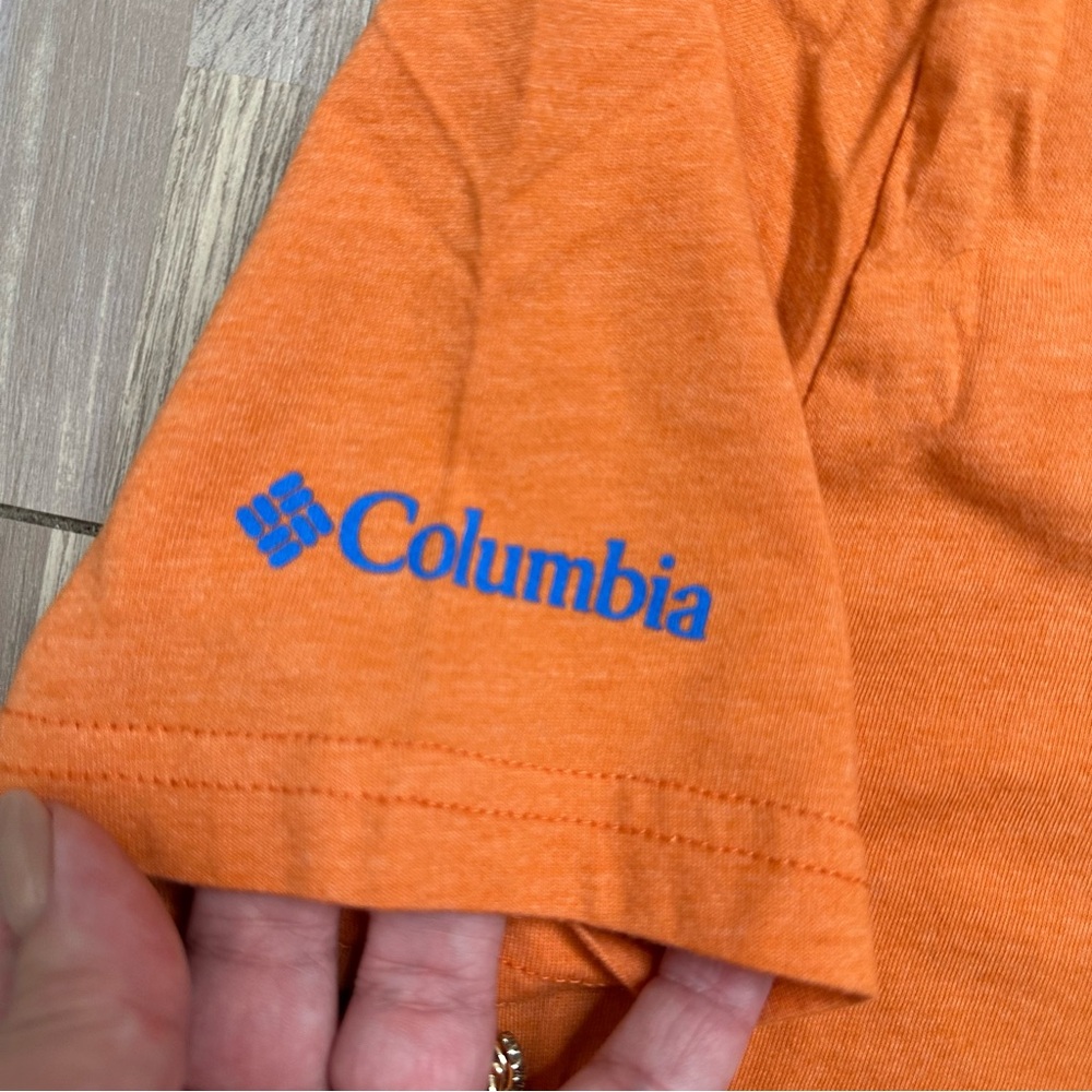 Columbia Men's Orange T-Shirt, Size XL - Picture 7 of 7